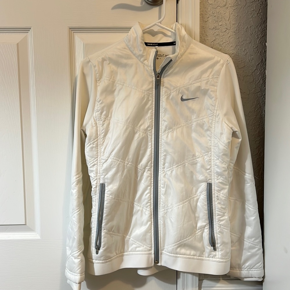 White Nike Golf Jacket
